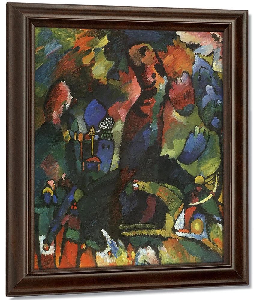 Picture With Archer By Wassily Kandinsky Fine Art Print