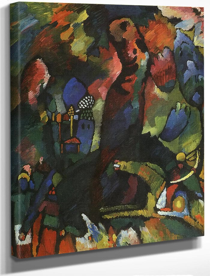 Picture With Archer By Wassily Kandinsky Fine Art Print