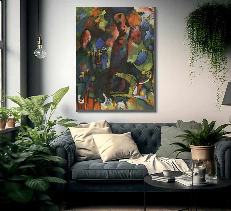 Picture With Archer By Wassily Kandinsky Fine Art Print