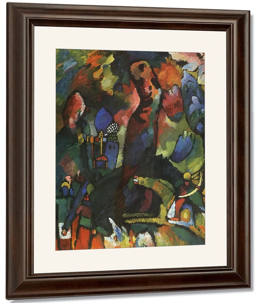 Picture With Archer By Wassily Kandinsky Fine Art Print