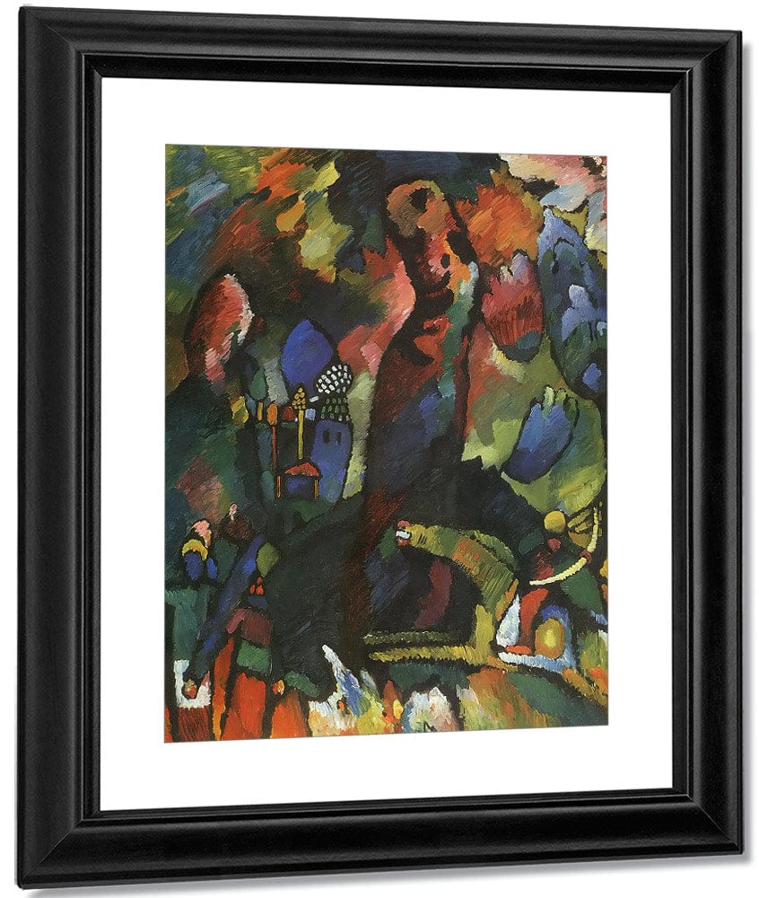 Picture With Archer By Wassily Kandinsky Fine Art Print