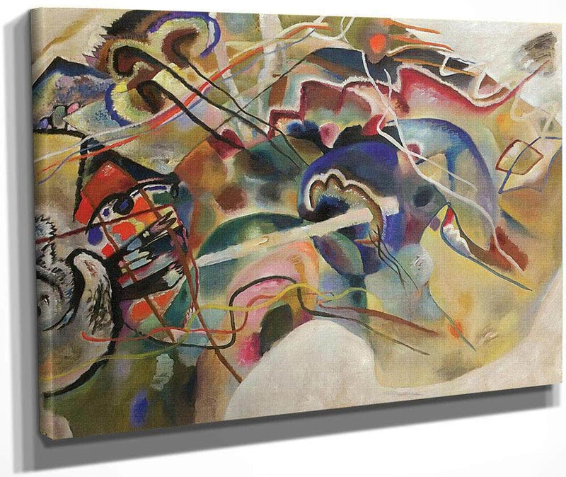 Picture With White Border 1913 By Wassily Kandinsky Fine Art Print