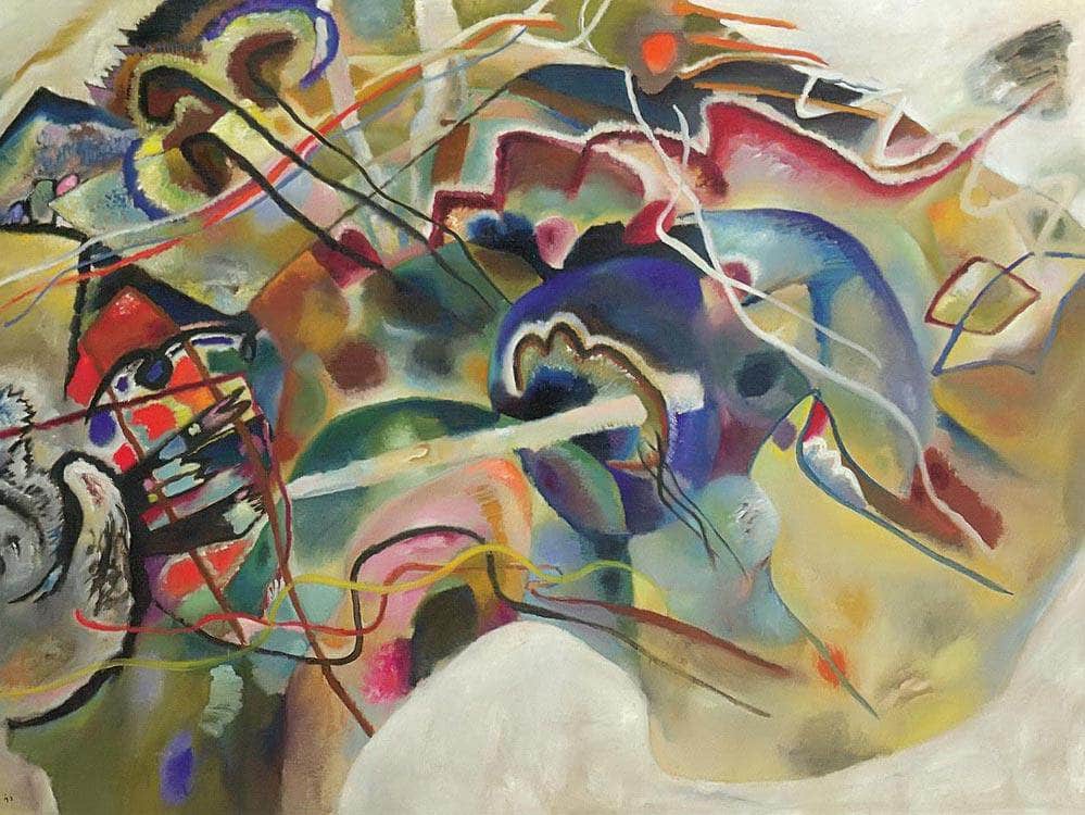 Picture With White Border 1913 By Wassily Kandinsky By 2 Fine Art Print