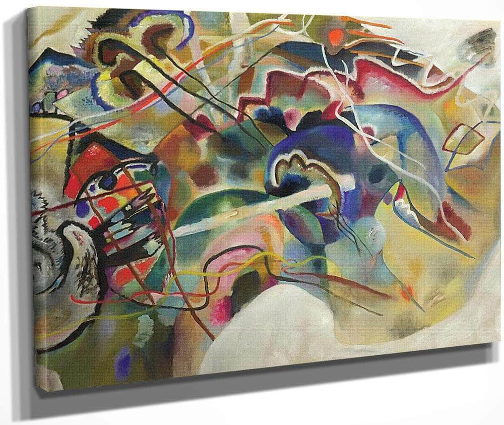 Picture With White Border 1913 By Wassily Kandinsky By 2 Fine Art Print
