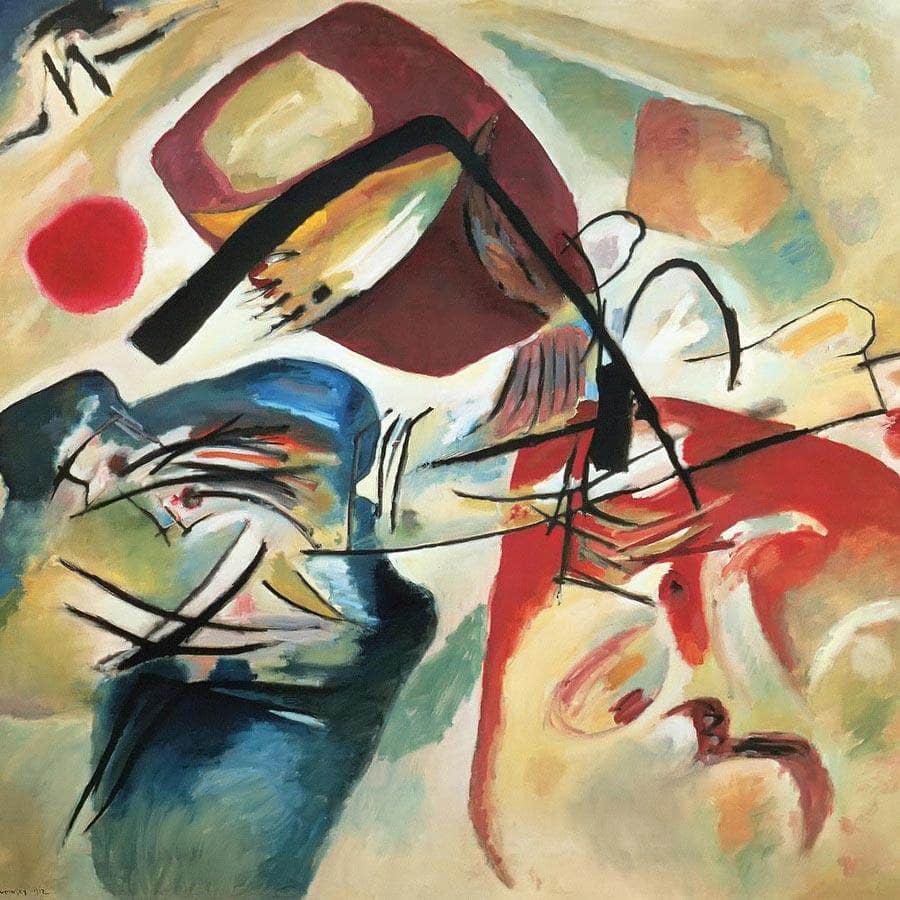 Picture Witha Black Arch 1912 By Wassily Kandinsky Fine Art Print