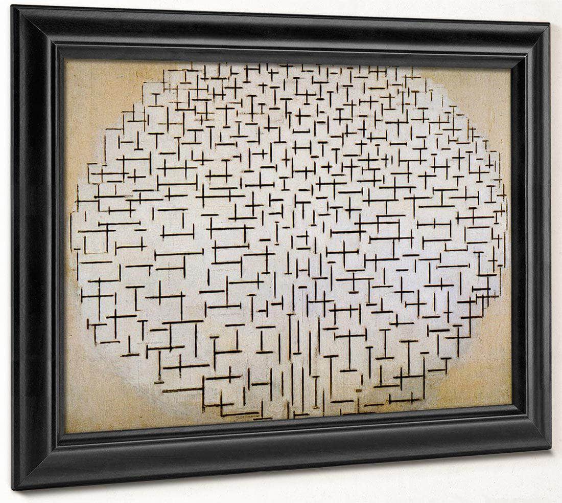 Pier And Ocean Composition No 10 1915 Oil On Canvas 850X1100Mm Kro Ller Mu Ller Museum Otterlo By Piet Mondrian Fine Art Print