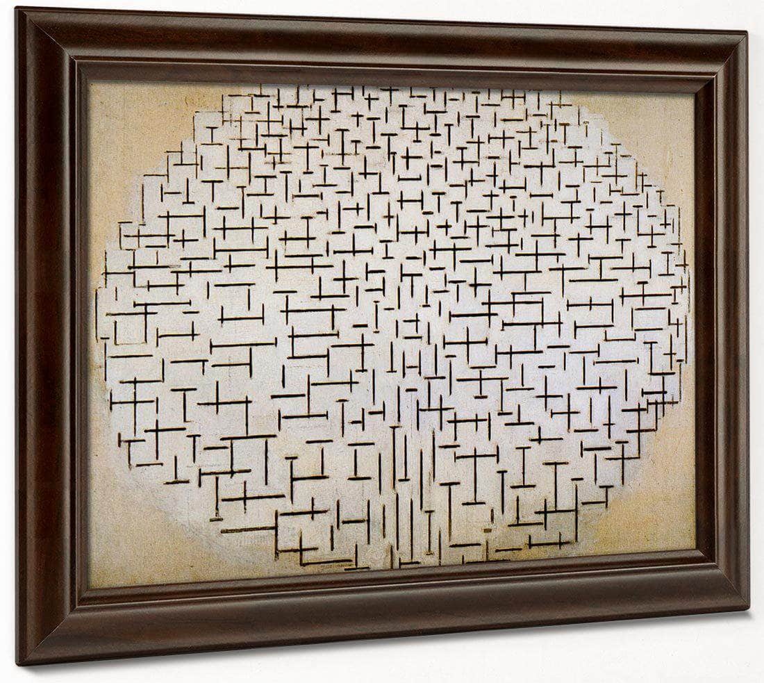 Pier And Ocean Composition No 10 1915 Oil On Canvas 850X1100Mm Kro Ller Mu Ller Museum Otterlo By Piet Mondrian Fine Art Print