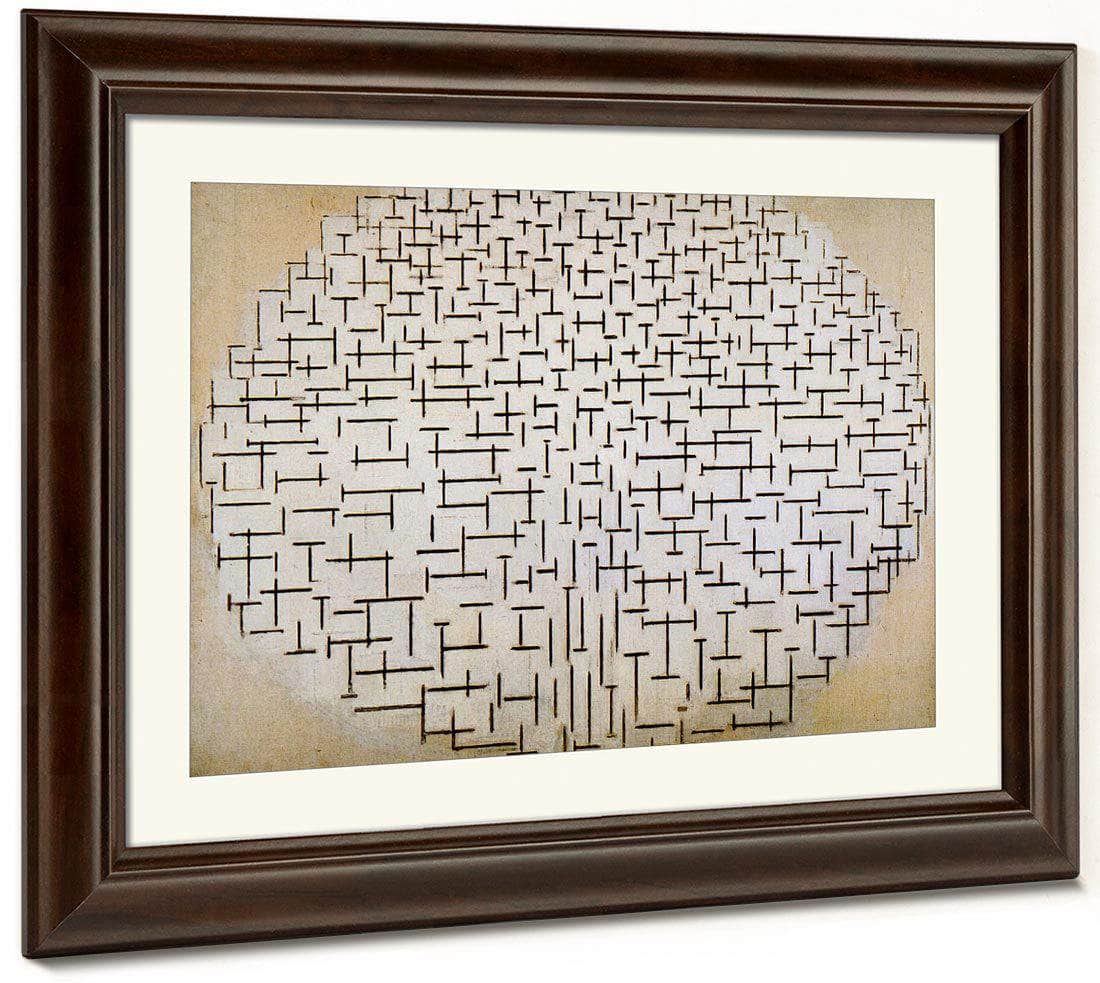 Pier And Ocean Composition No 10 1915 Oil On Canvas 850X1100Mm Kro Ller Mu Ller Museum Otterlo By Piet Mondrian Fine Art Print