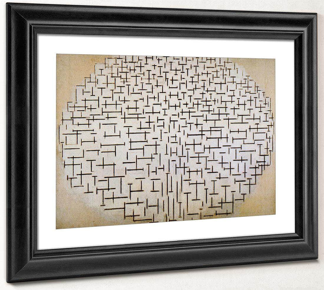 Pier And Ocean Composition No 10 1915 Oil On Canvas 850X1100Mm Kro Ller Mu Ller Museum Otterlo By Piet Mondrian Fine Art Print