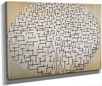 Pier And Ocean Composition No 10 1915 Oil On Canvas 850X1100Mm Kro Ller Mu Ller Museum Otterlo By Piet Mondrian Fine Art Print