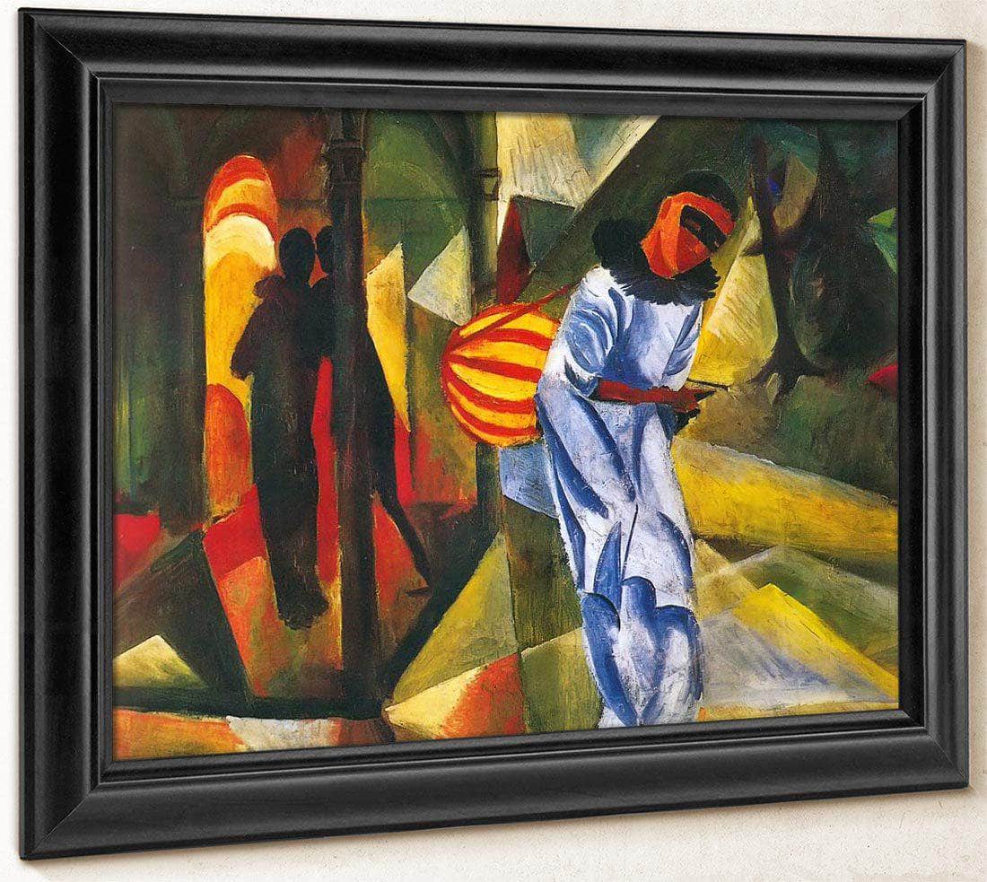 Pierrot By August Macke Fine Art Print
