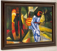 Pierrot By August Macke Fine Art Print