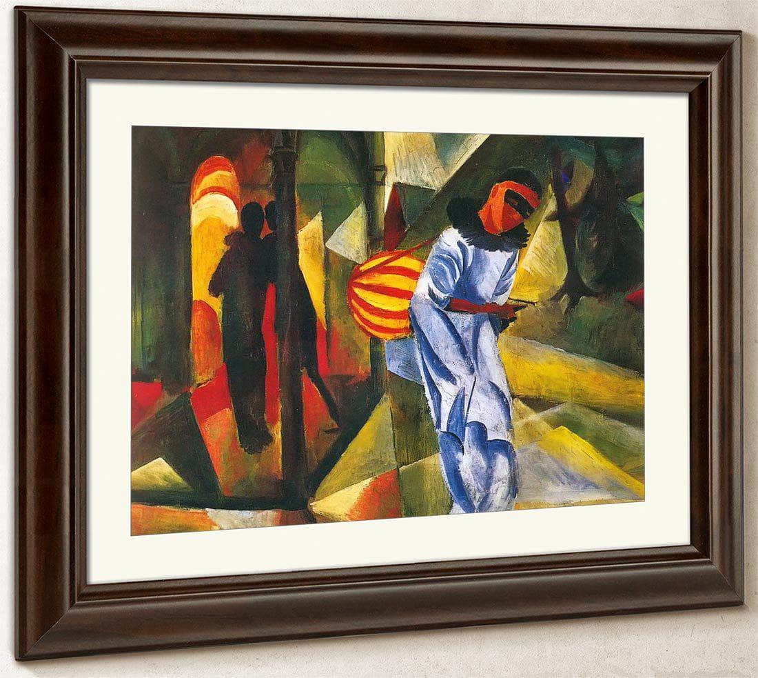 Pierrot By August Macke Fine Art Print
