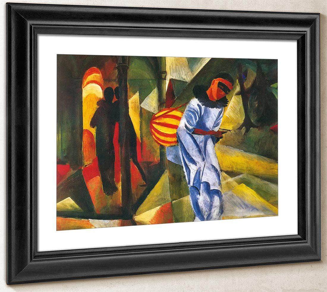 Pierrot By August Macke Fine Art Print