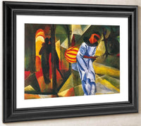 Pierrot By August Macke Fine Art Print