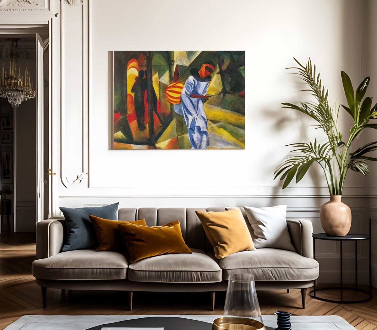 Pierrot By August Macke Fine Art Print