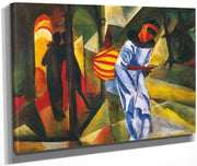Pierrot By August Macke Fine Art Print
