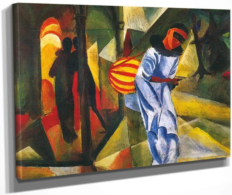 Pierrot By August Macke Fine Art Print