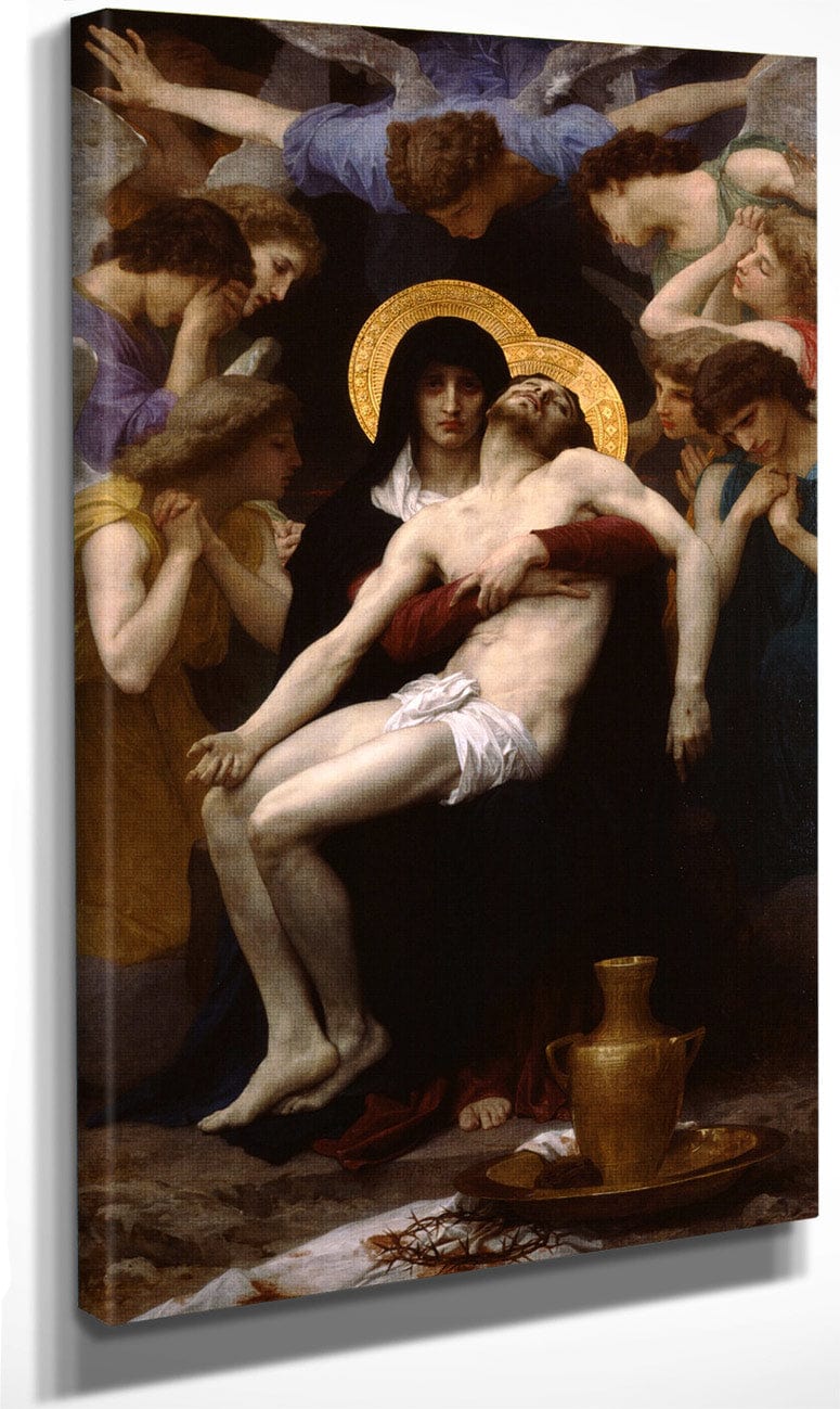 Pieta 1876 By William Adolphe Bouguereau Fine Art Print