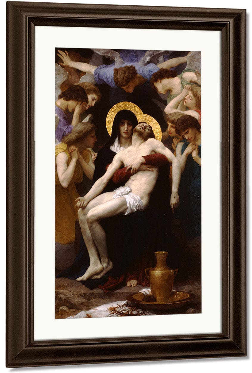 Pieta 1876 By William Adolphe Bouguereau Fine Art Print