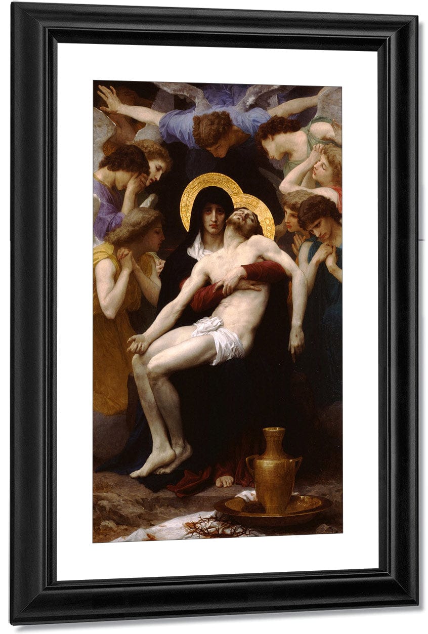 Pieta 1876 By William Adolphe Bouguereau Fine Art Print