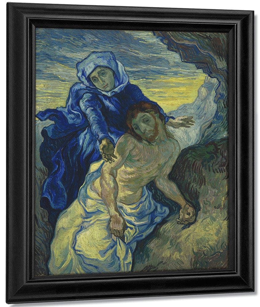 Pieta (After Delacroix) Saint Remy (Piedad Saint Remy) By Vincent Van Gogh Fine Art Print