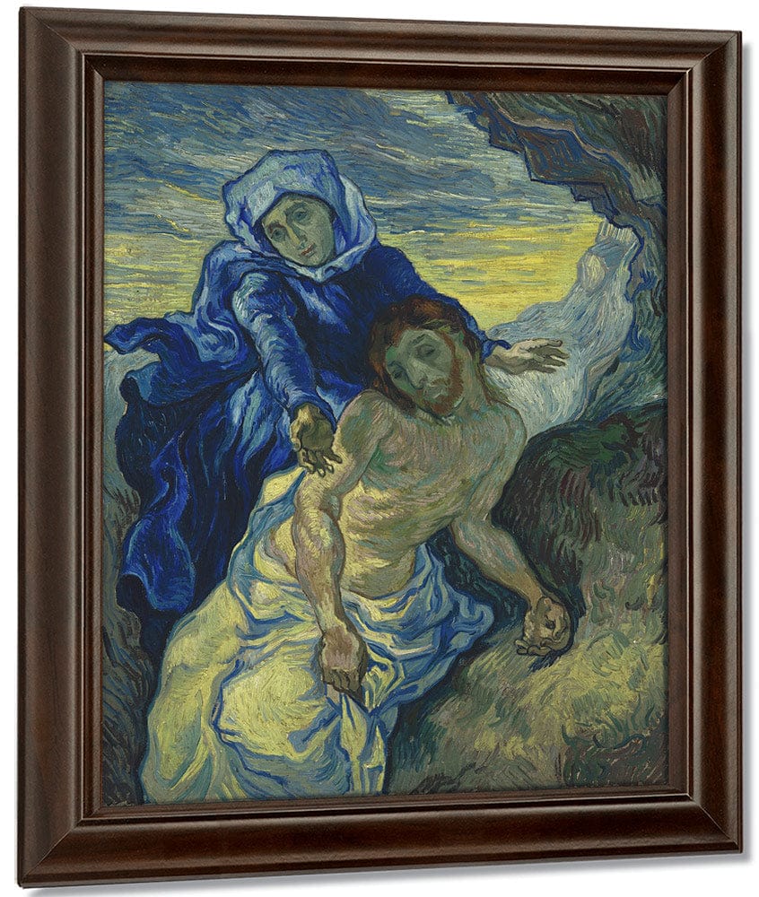 Pieta (After Delacroix) Saint Remy (Piedad Saint Remy) By Vincent Van Gogh Fine Art Print