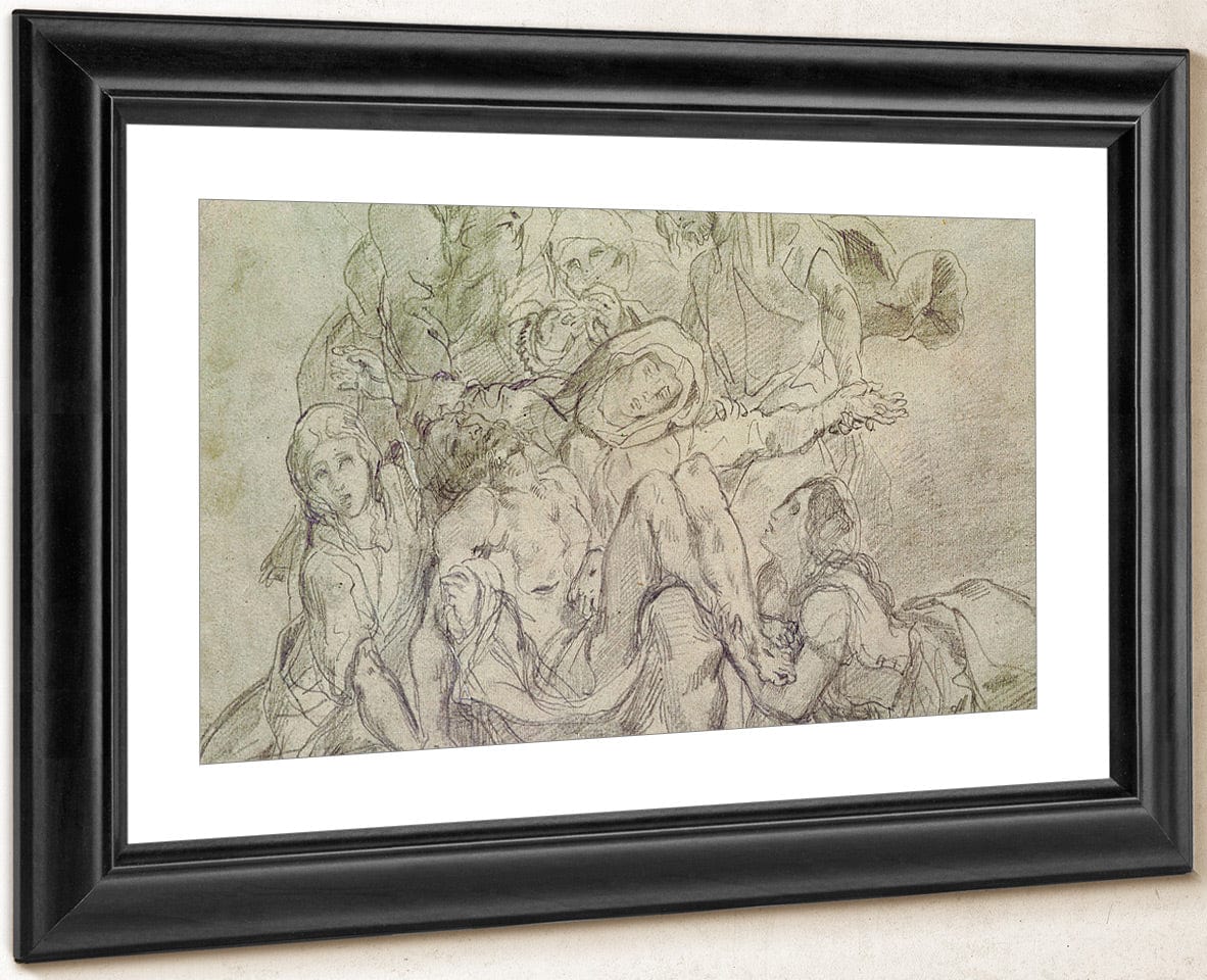 Pieta By Ferdinand Victor Eugene Delacroix Fine Art Print