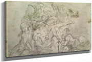 Pieta By Ferdinand Victor Eugene Delacroix Fine Art Print