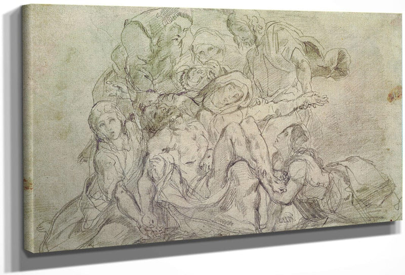 Pieta By Ferdinand Victor Eugene Delacroix Fine Art Print