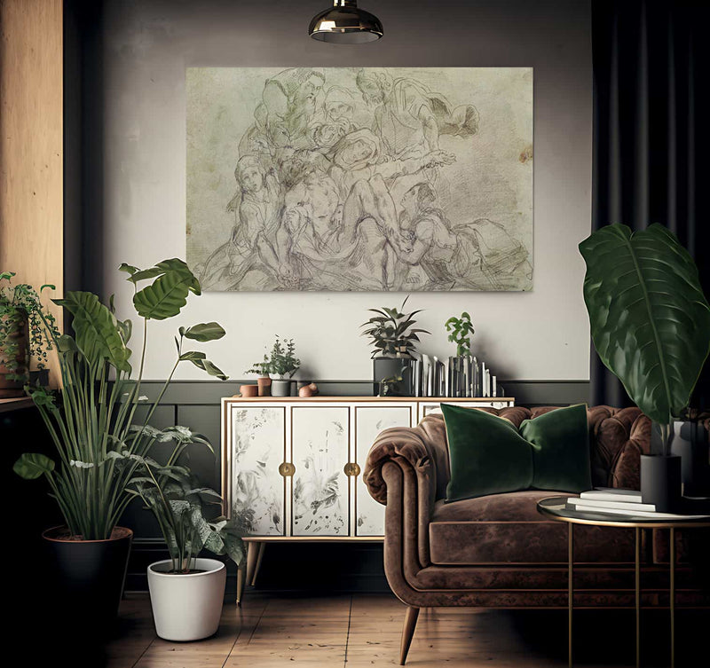 Pieta By Ferdinand Victor Eugene Delacroix Fine Art Print