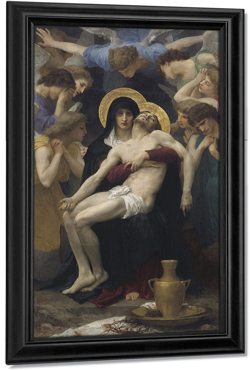 Pieta By William Adolphe Bouguereau Fine Art Print