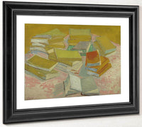 Piles Of French Novels By Vincent Van Gogh Fine Art Print