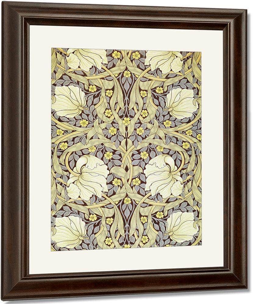 Pimpernell Wallpaper Design By William Morris Fine Art Print
