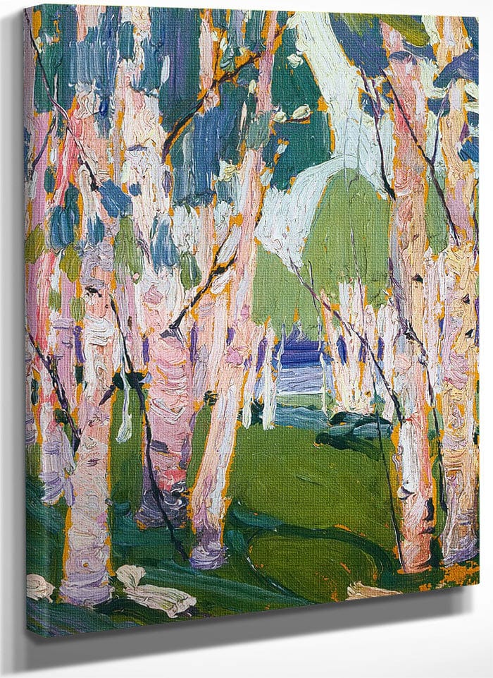Pine Birches By Tom Thomson Fine Art Print