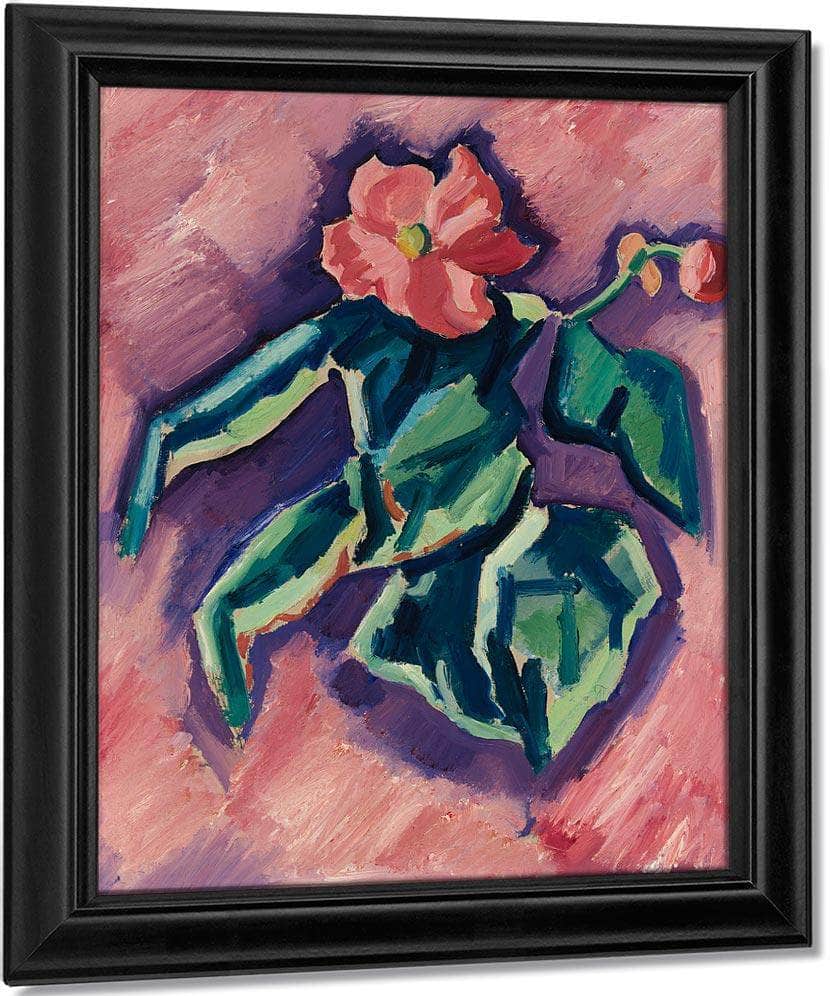 Pink Begonias By Marsden Hartley Fine Art Print