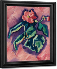Pink Begonias By Marsden Hartley Fine Art Print