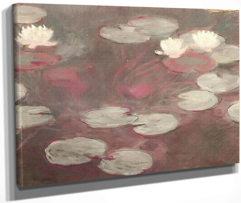 Pink Water Liies By Claude Monet Fine Art Print