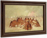 Pipe Dance, Assiniboine By George Catlin Fine Art Print
