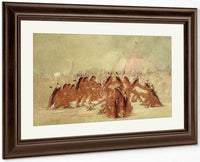 Pipe Dance, Assiniboine By George Catlin Fine Art Print