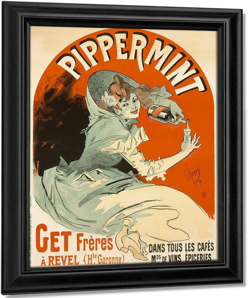 Pippermint By Jules Cheret Fine Art Print