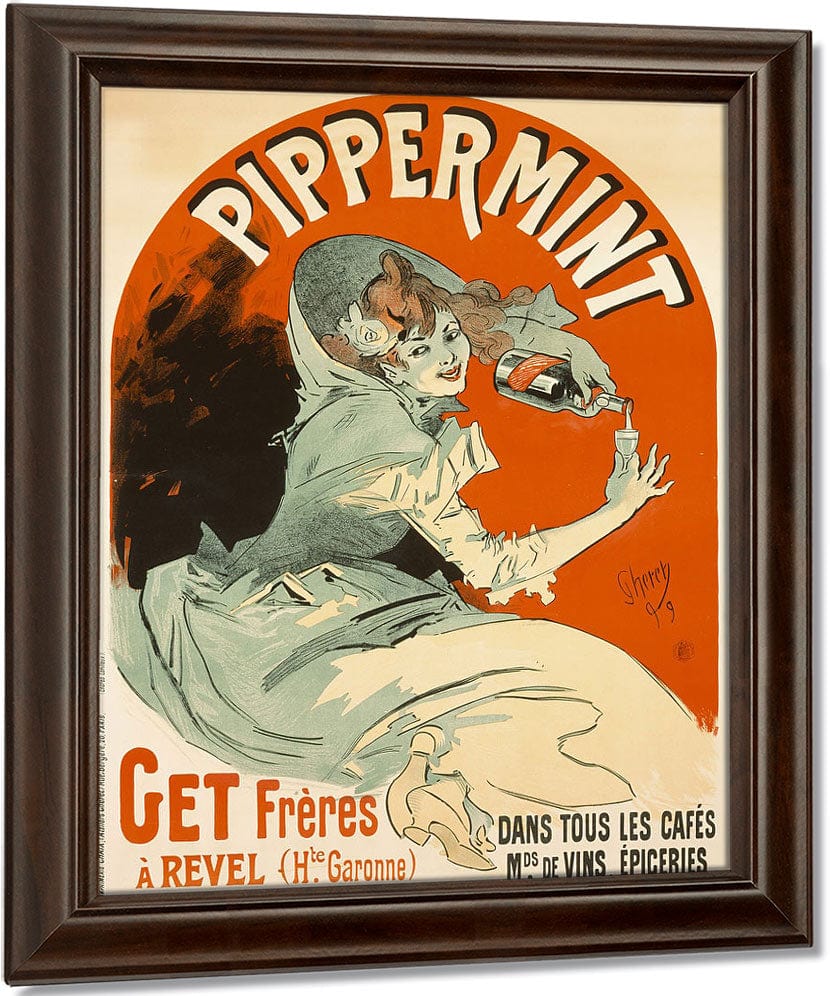 Pippermint By Jules Cheret Fine Art Print