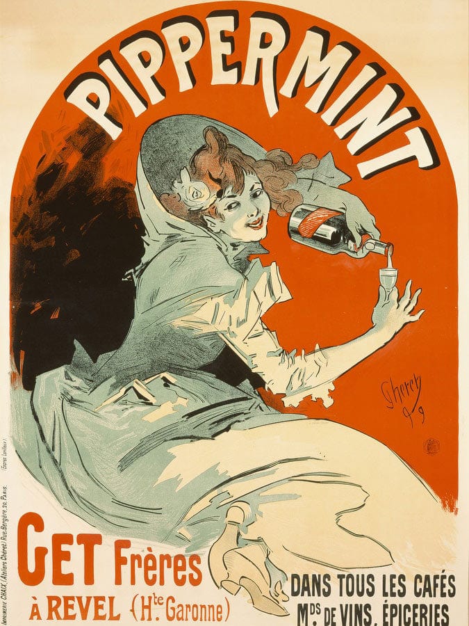 Pippermint By Jules Cheret Fine Art Print