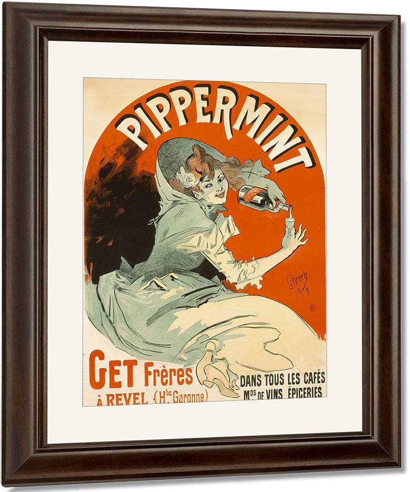 Pippermint By Jules Cheret Fine Art Print