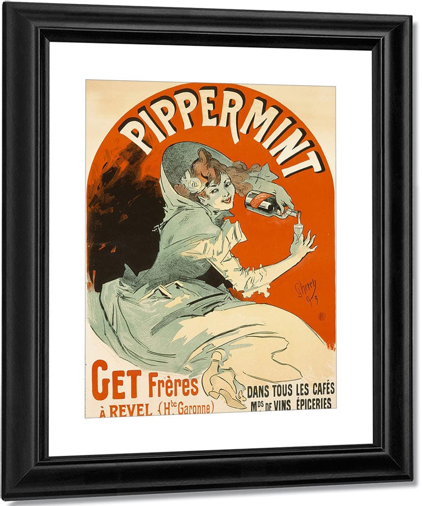 Pippermint By Jules Cheret Fine Art Print