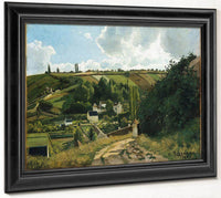 Pissaro Montmarte Day By Camille Pissarro Fine Art Print