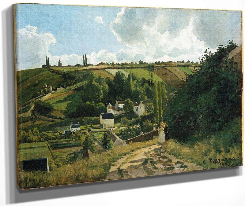 Pissaro Montmarte Day By Camille Pissarro Fine Art Print