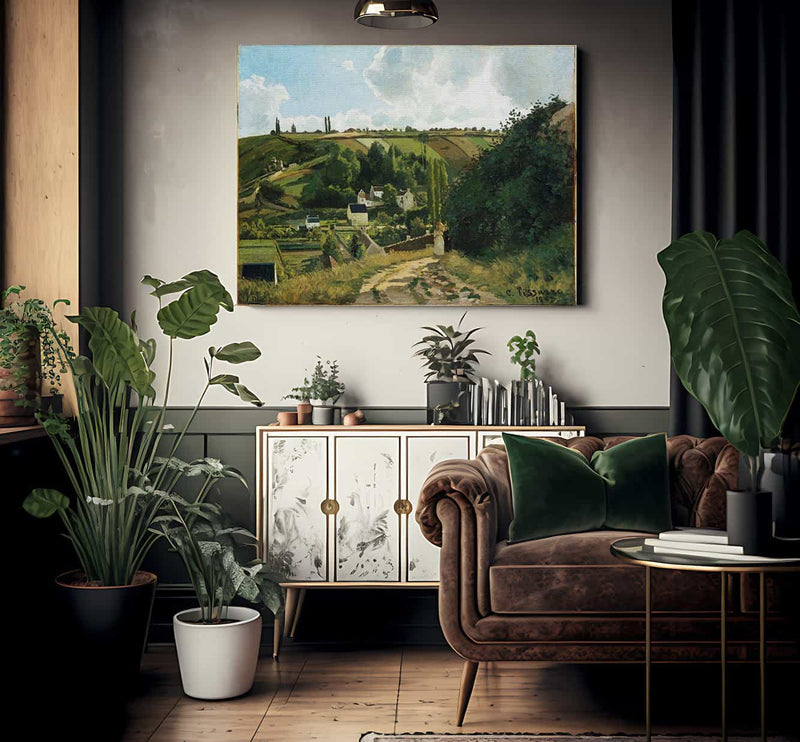 Pissaro Montmarte Day By Camille Pissarro Fine Art Print