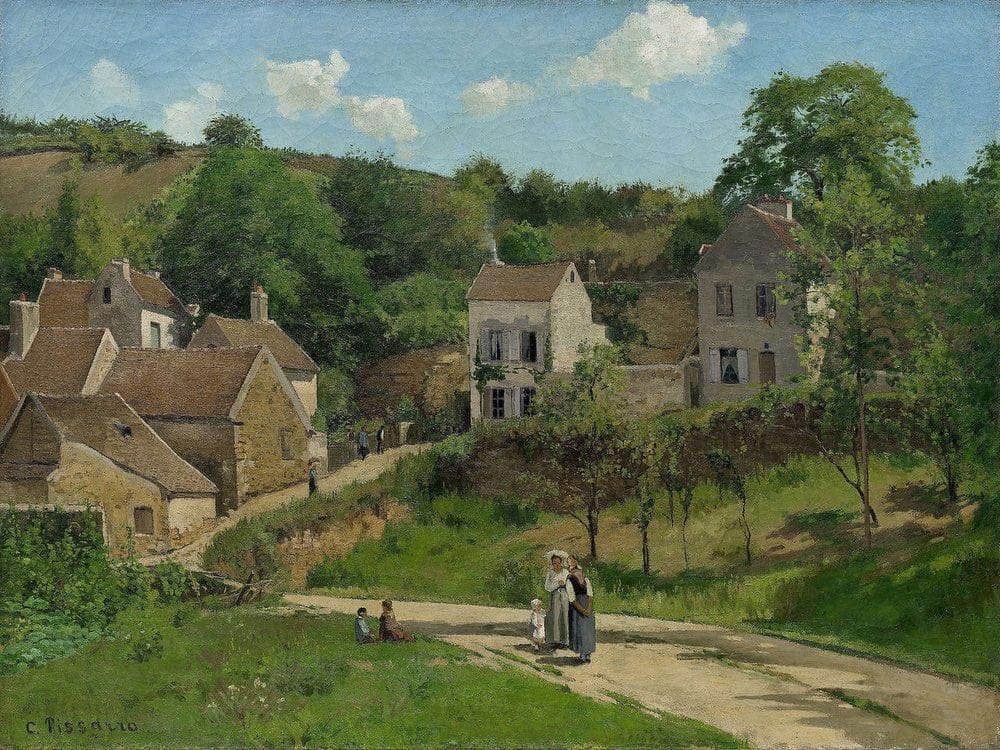 Pissarro Lhermitage A Pontoise 1867 By Camille Pissarro Fine Art Print