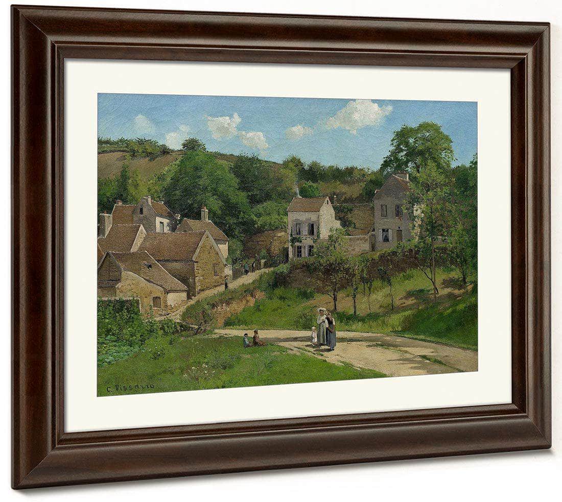Pissarro Lhermitage A Pontoise 1867 By Camille Pissarro Fine Art Print